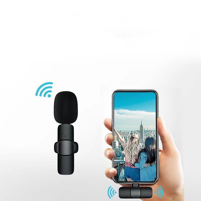Creator Pro Wireless LAVALIER Microphone -Noise Canceling mic for iPhone and Android
