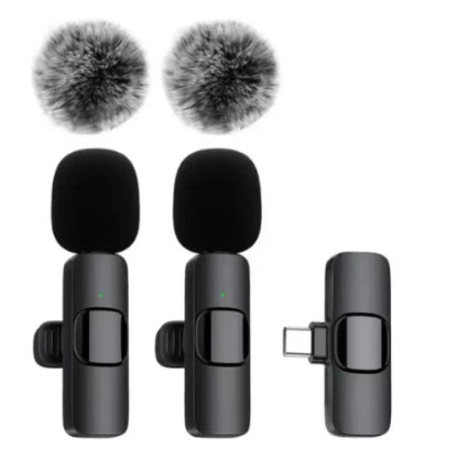Creator Pro Wireless LAVALIER Microphone -Noise Canceling mic for iPhone and Android